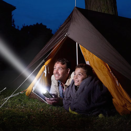 Lanternă LED Rază 1000m și Încarcare Telefon